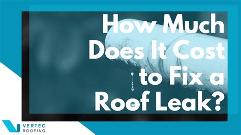 How Much Does It Cost to Repair Leaking Roof?